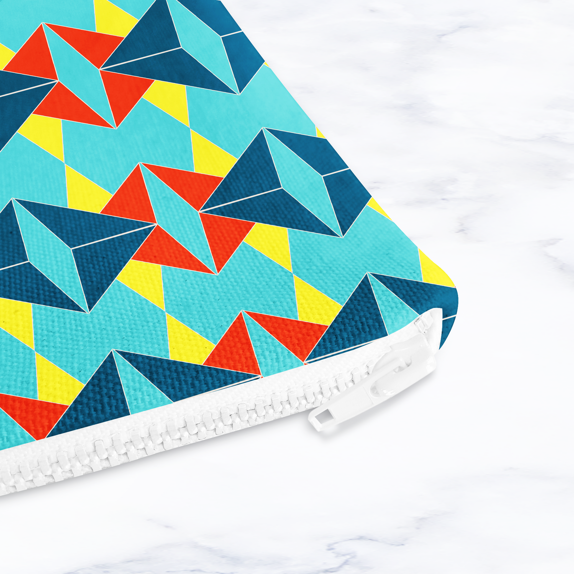Turquoise Retro Make Up Bag