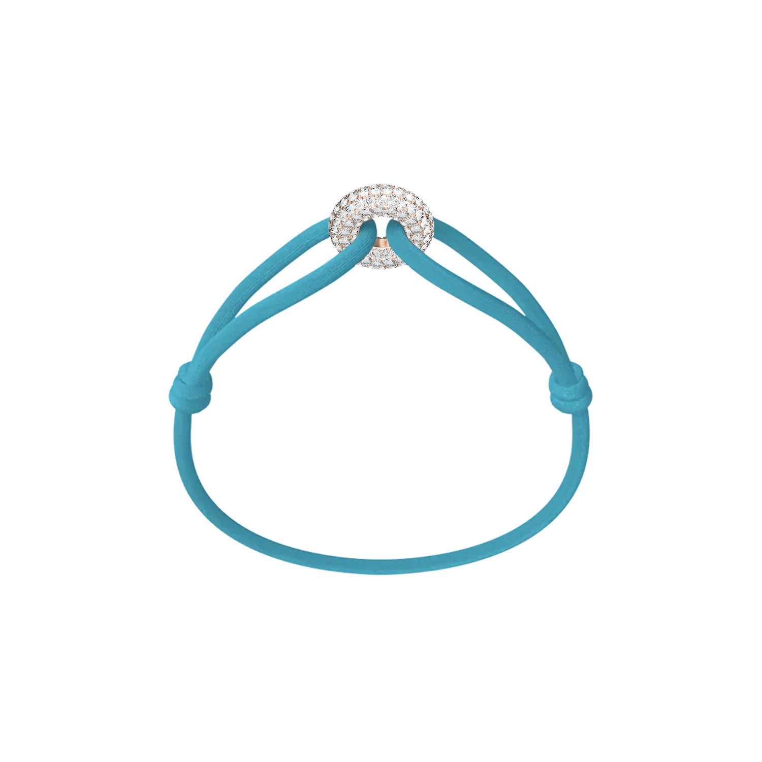 Rose Soho Pavé Cord Bracelet