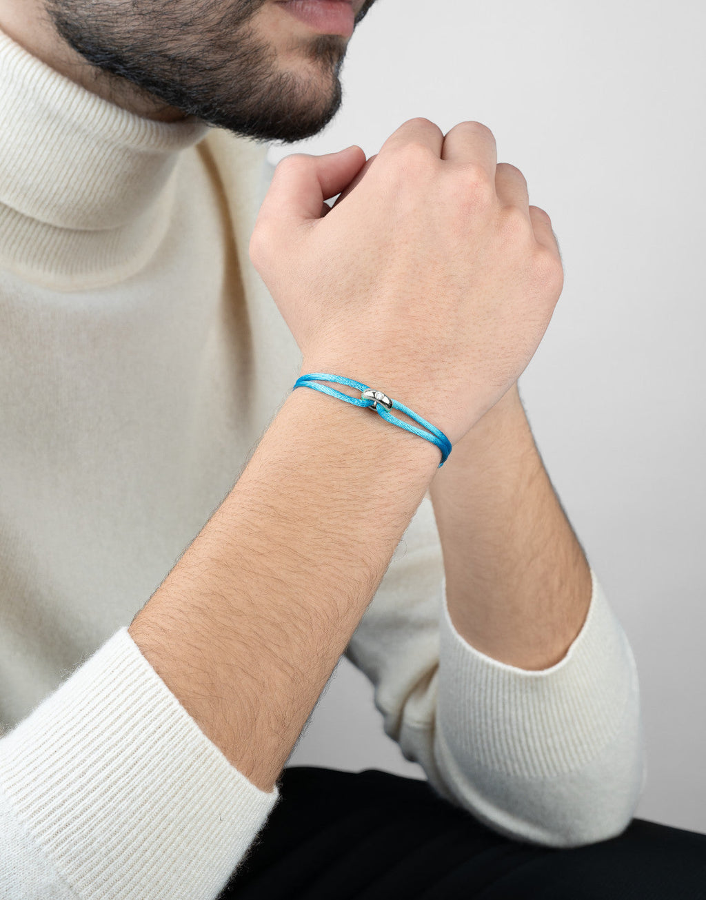 Silver Soho Diamond Cord Bracelet