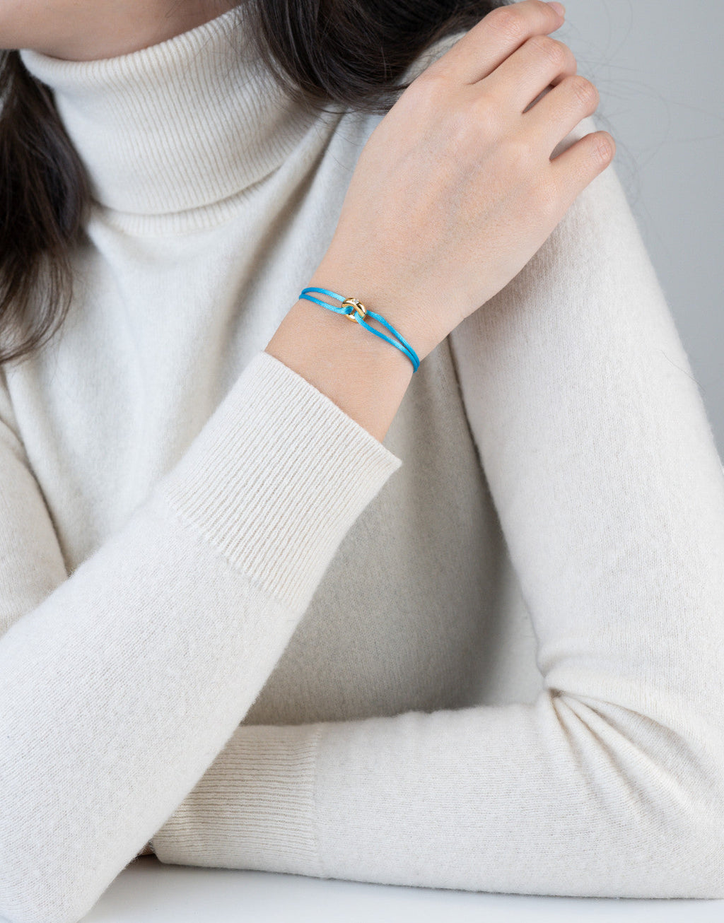 Mini Golden Soho Diamond Cord Bracelet