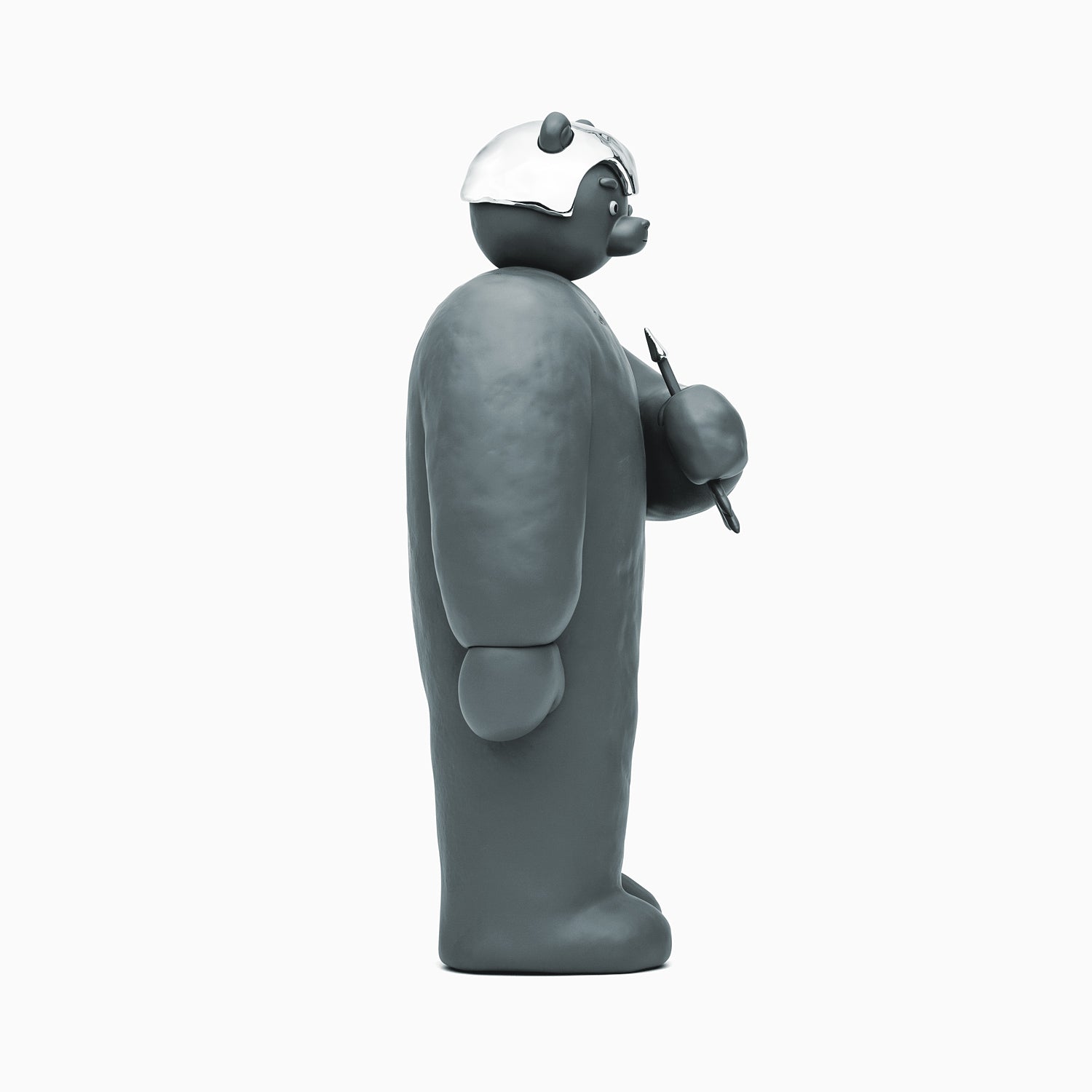 A Bear With An Arrow Sculpture