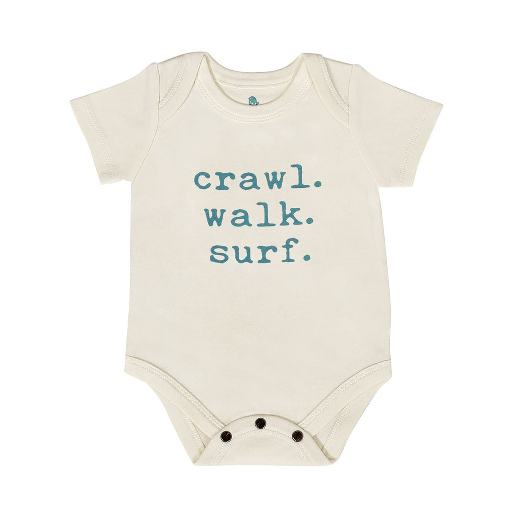 Graphic Bodysuit Crawl Walk Surf