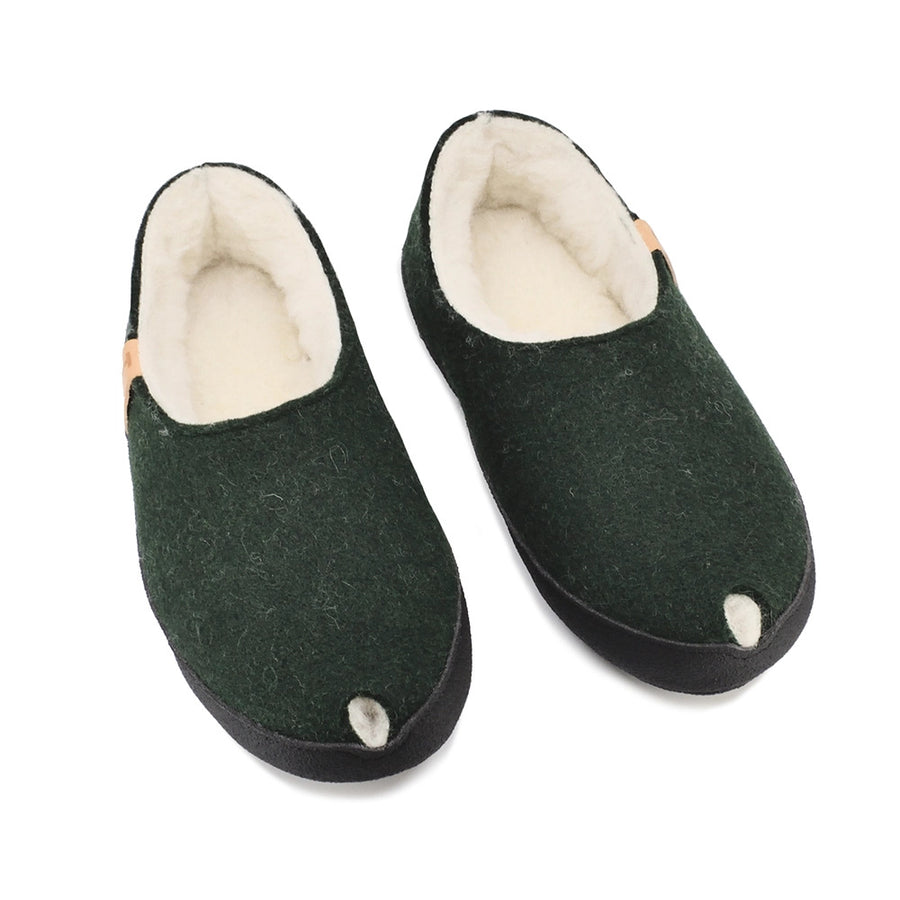 TOKU Budapest Slippers with Real Lambswool Lining - Comfort & Style Handcrafted in Estonia by Omaking at www.brixbailey.com