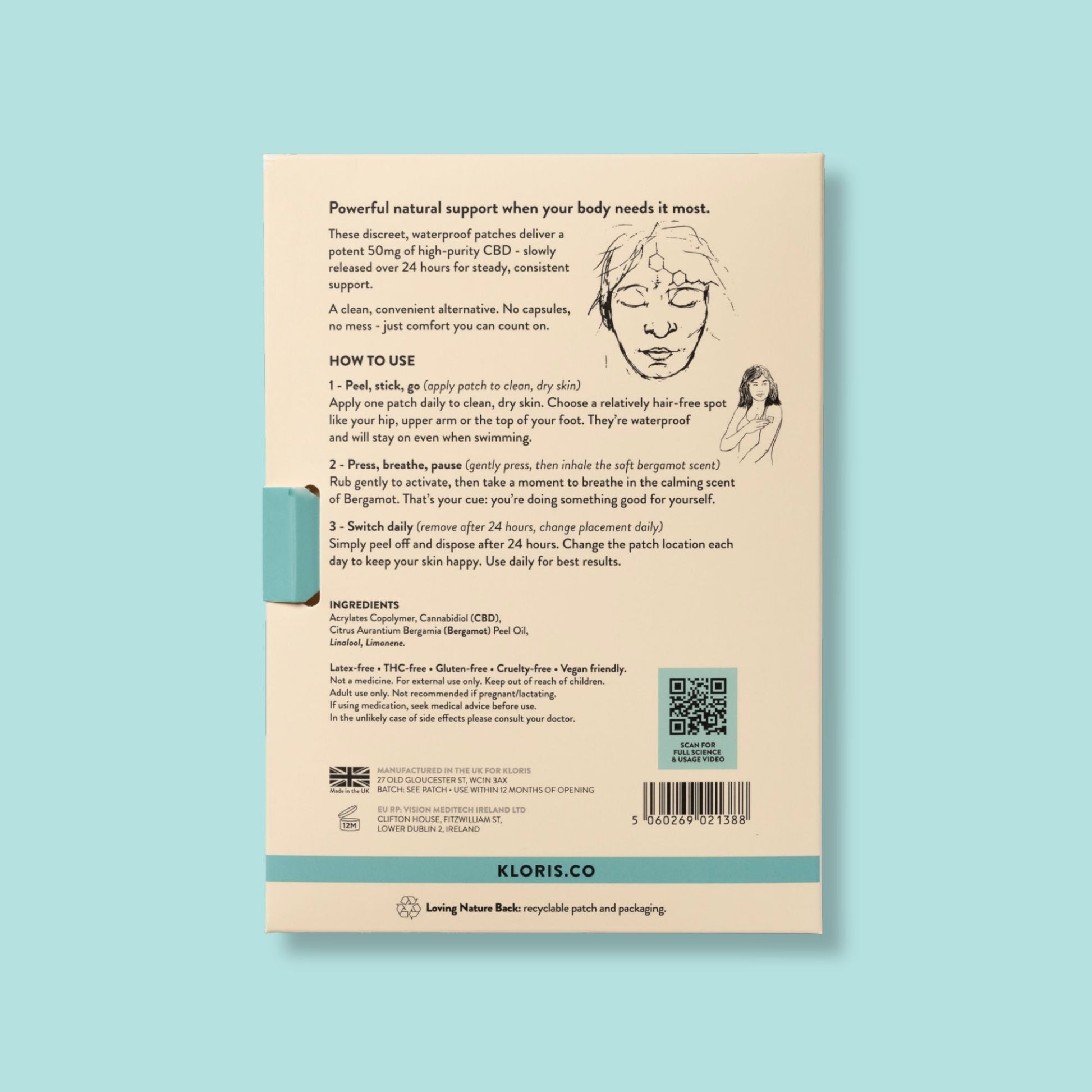 Ultra CBD Patches (50mg CBD)