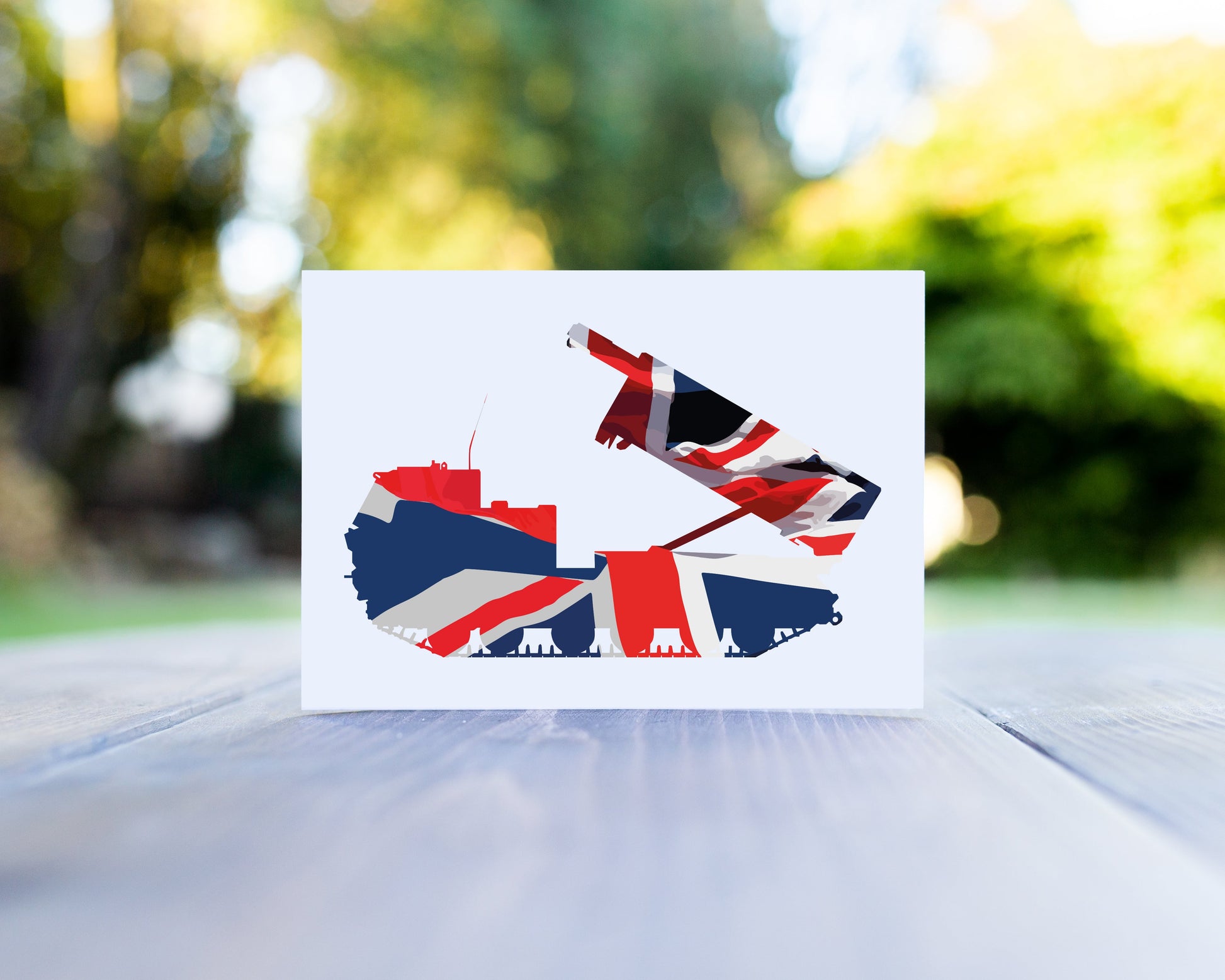 Union Flag Greeting Card A6 Notecard