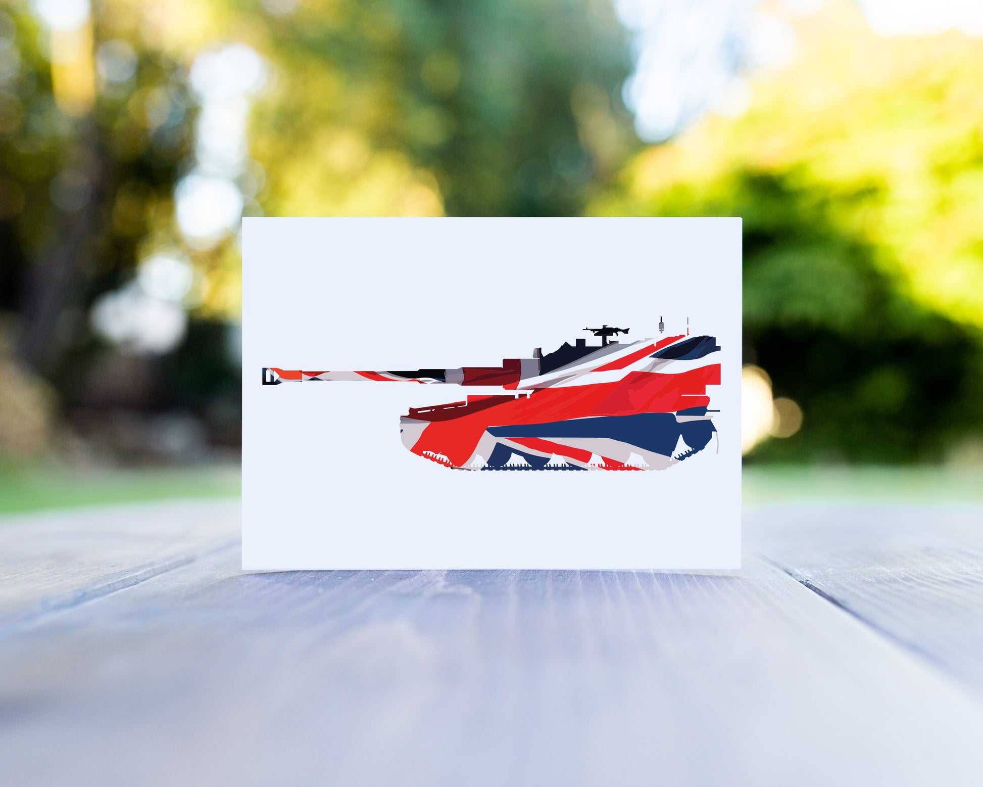 Union Flag Greeting Card A6 Notecard