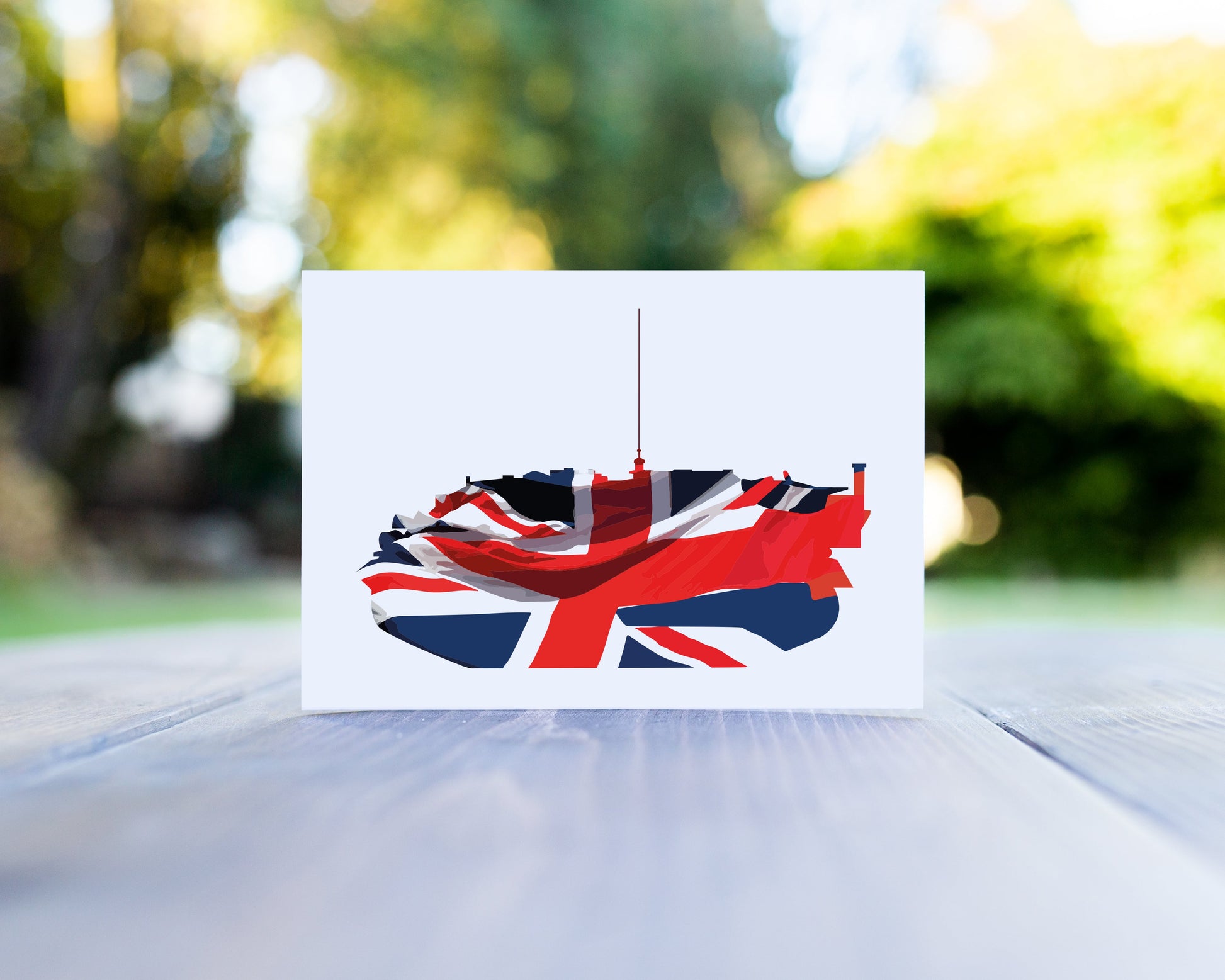 Union Flag Greeting Card A6 Notecards
