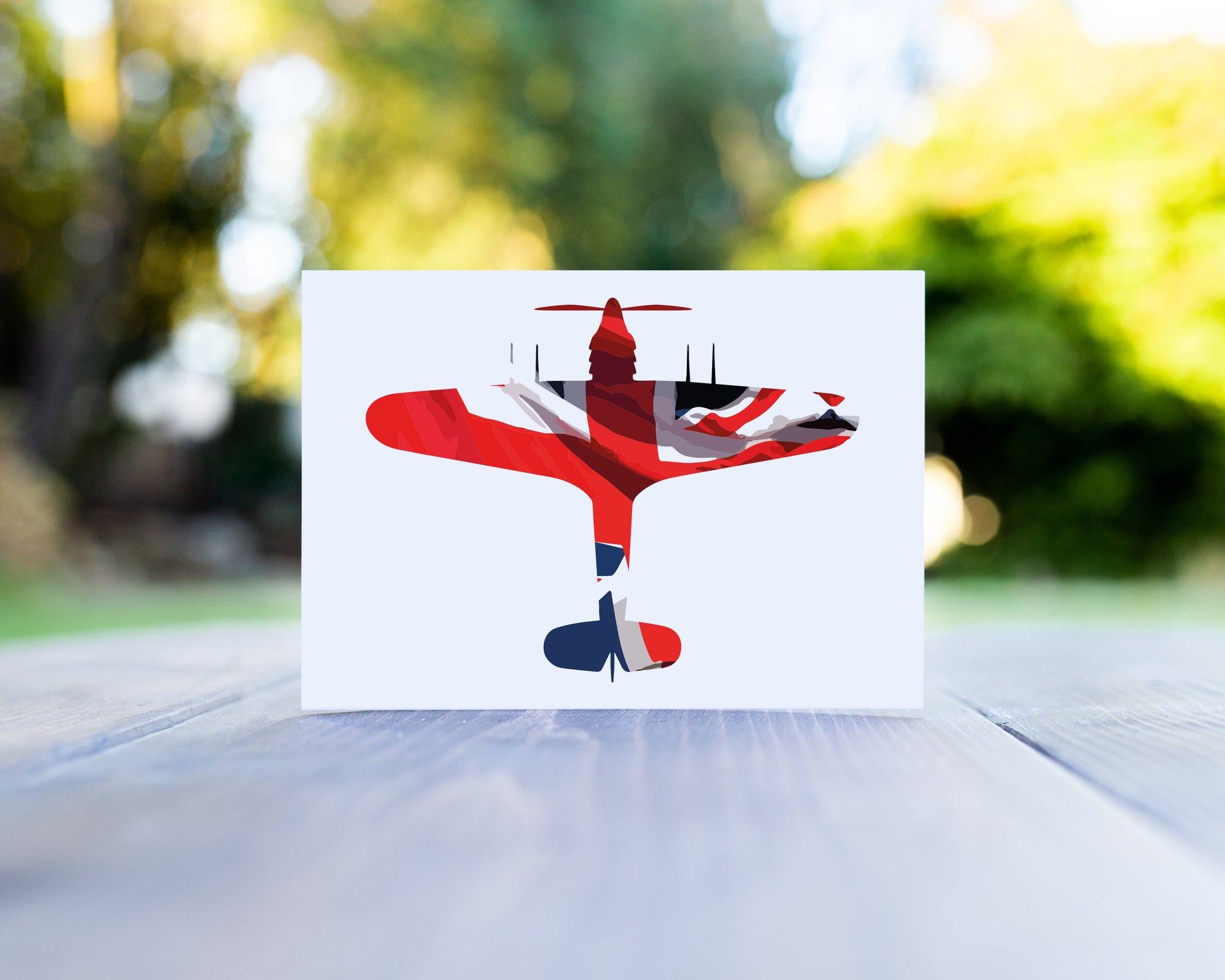 Hurricane Union Flag Greeting Card