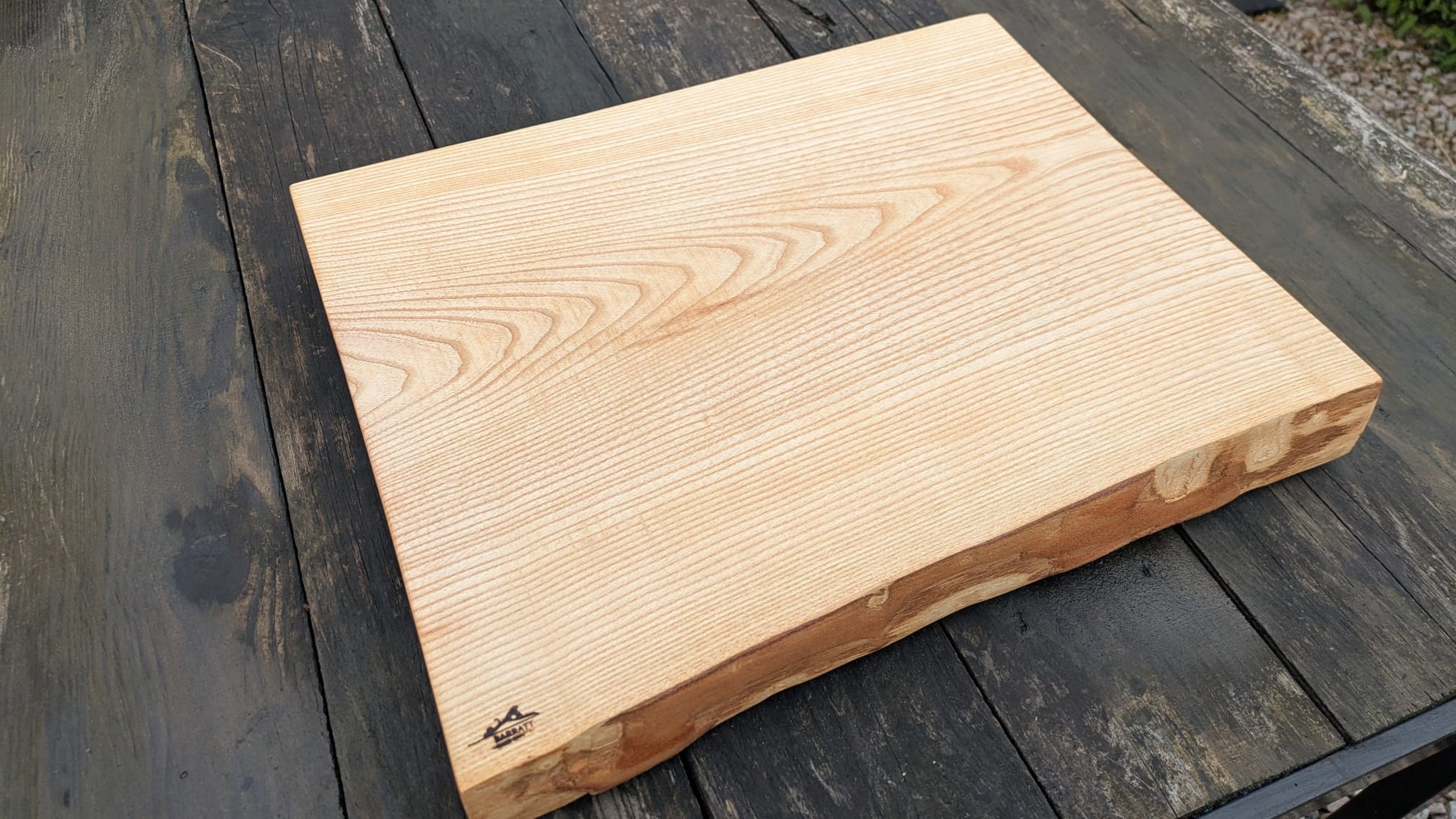 Super thick ash chopping board