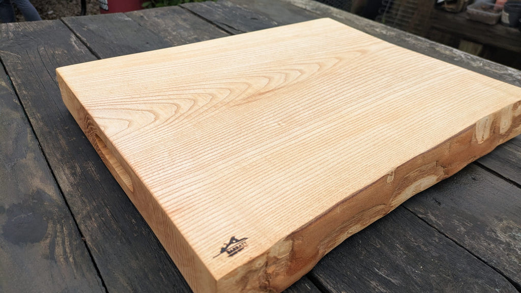Super thick ash chopping board