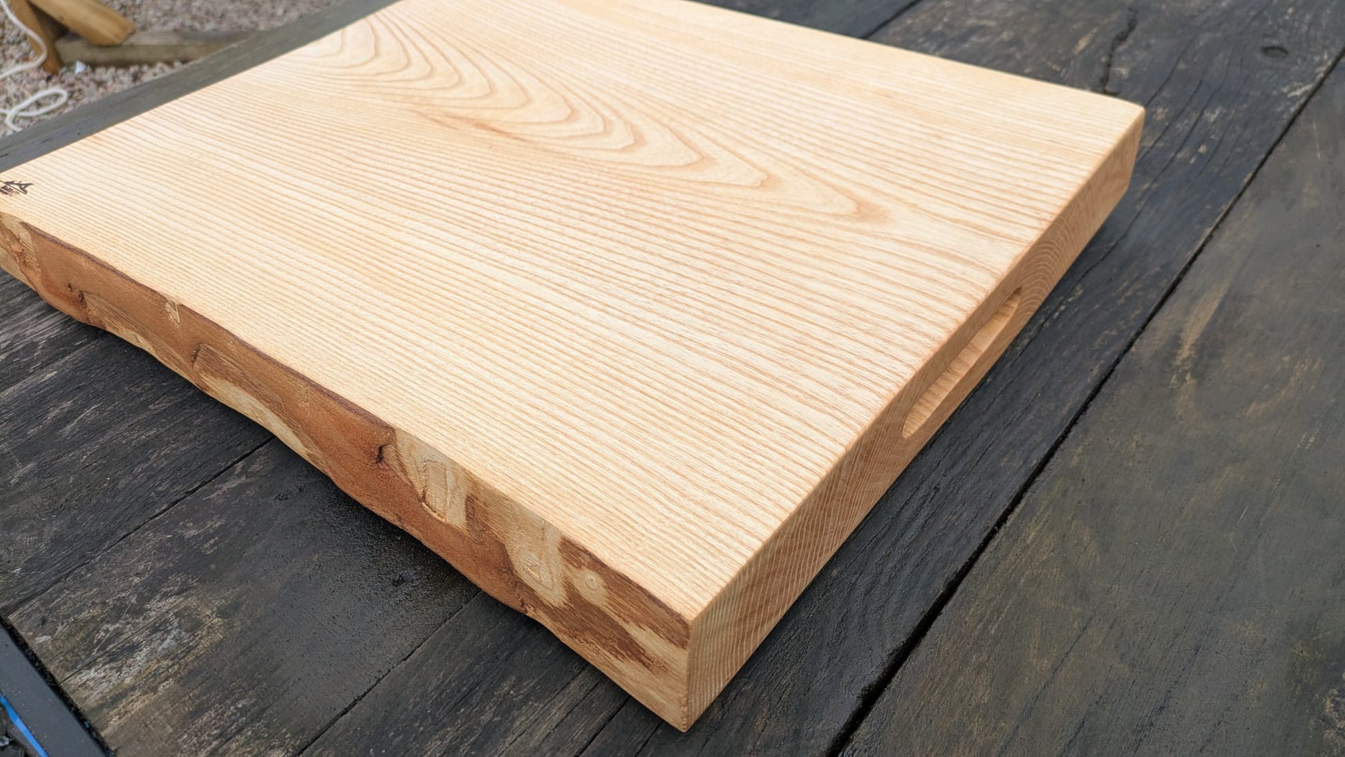 Super thick ash chopping board