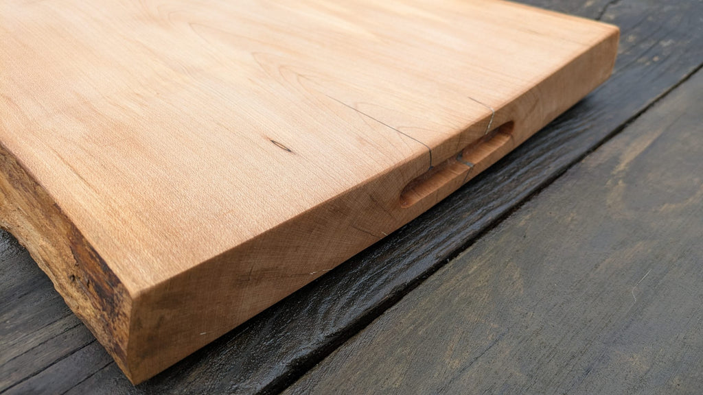 Sycamore with blue chopping board