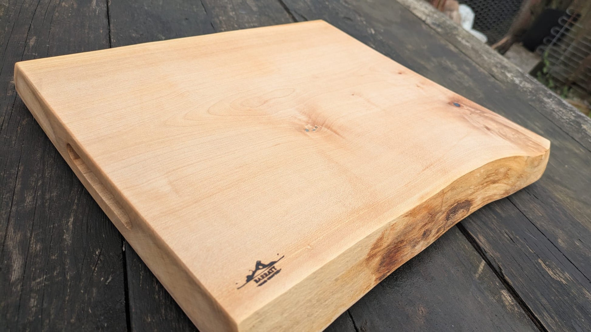 Sycamore with blue chopping board