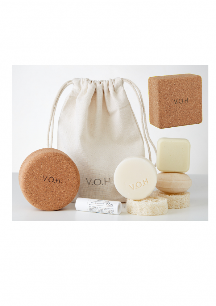 Eco-Friendly VOH Solid Hair Care & Lip Balm Set – Travel Ready by V.O.H at www.brixbailey.com