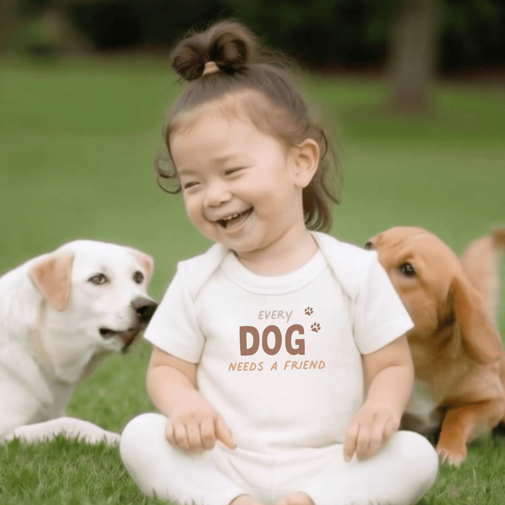 Every Dog Needs a Friend Organic Toddler Tee