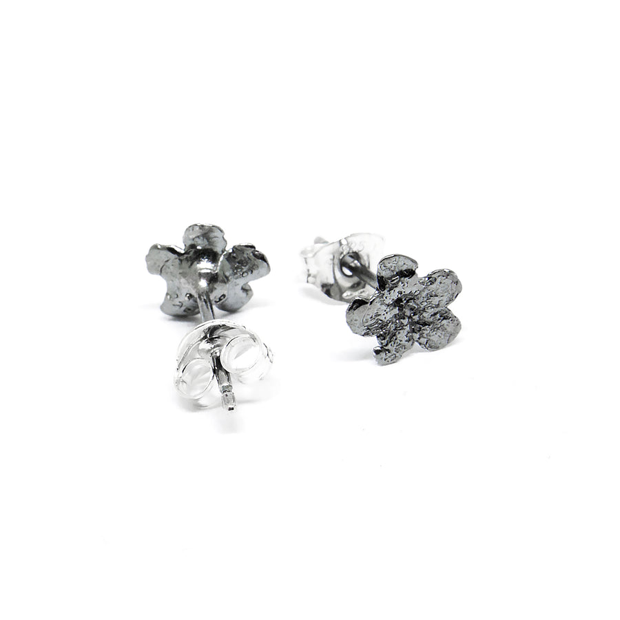 Forget-me-not 925 Silver Earrings – Handcrafted & Nature-Inspired by Agnes Veski Jewellery at www.brixbailey.com