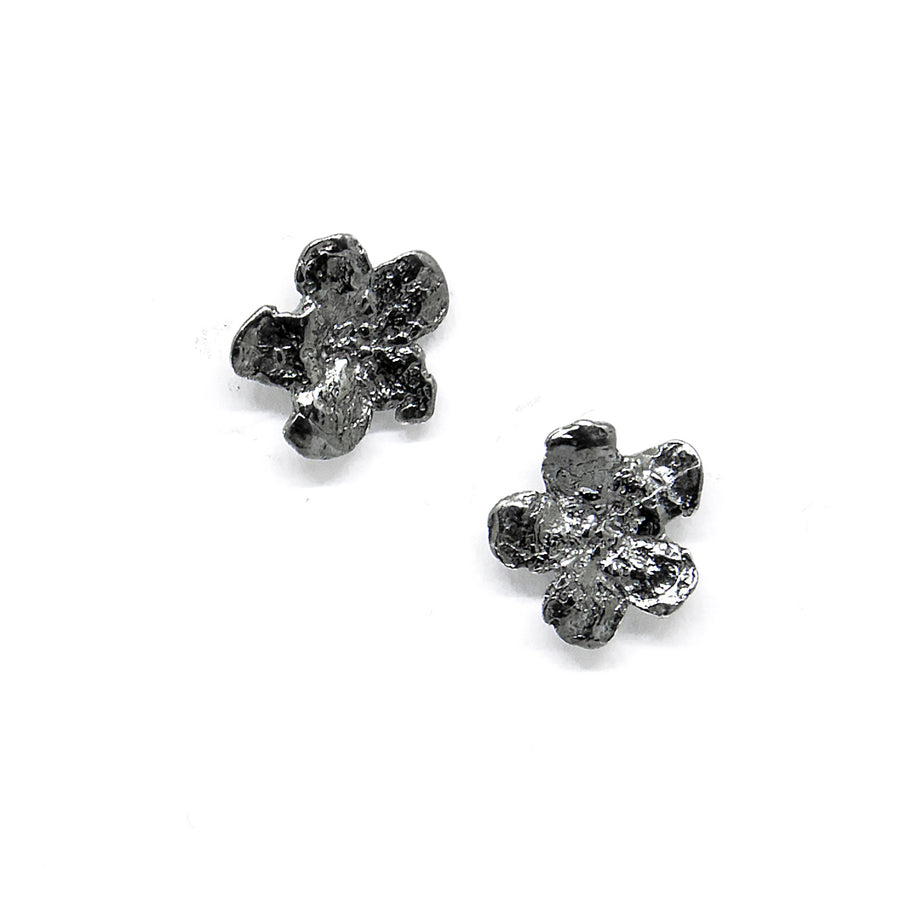 Forget-Me-Not Silver Earrings – Handcrafted SPRING Collection by Agnes Veski Jewellery at www.brixbailey.com