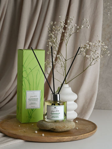 Refreshing Lemongrass Home Fragrance – Soy-Based & Eco-Friendly by Magrada Organic Cosmetics at www.brixbailey.com