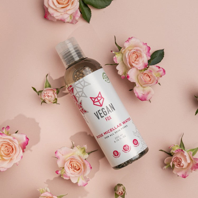 Rose Micellar Water – Soothes, Tones & Moisturizes Skin by Vegan Fox at www.brixbailey.com