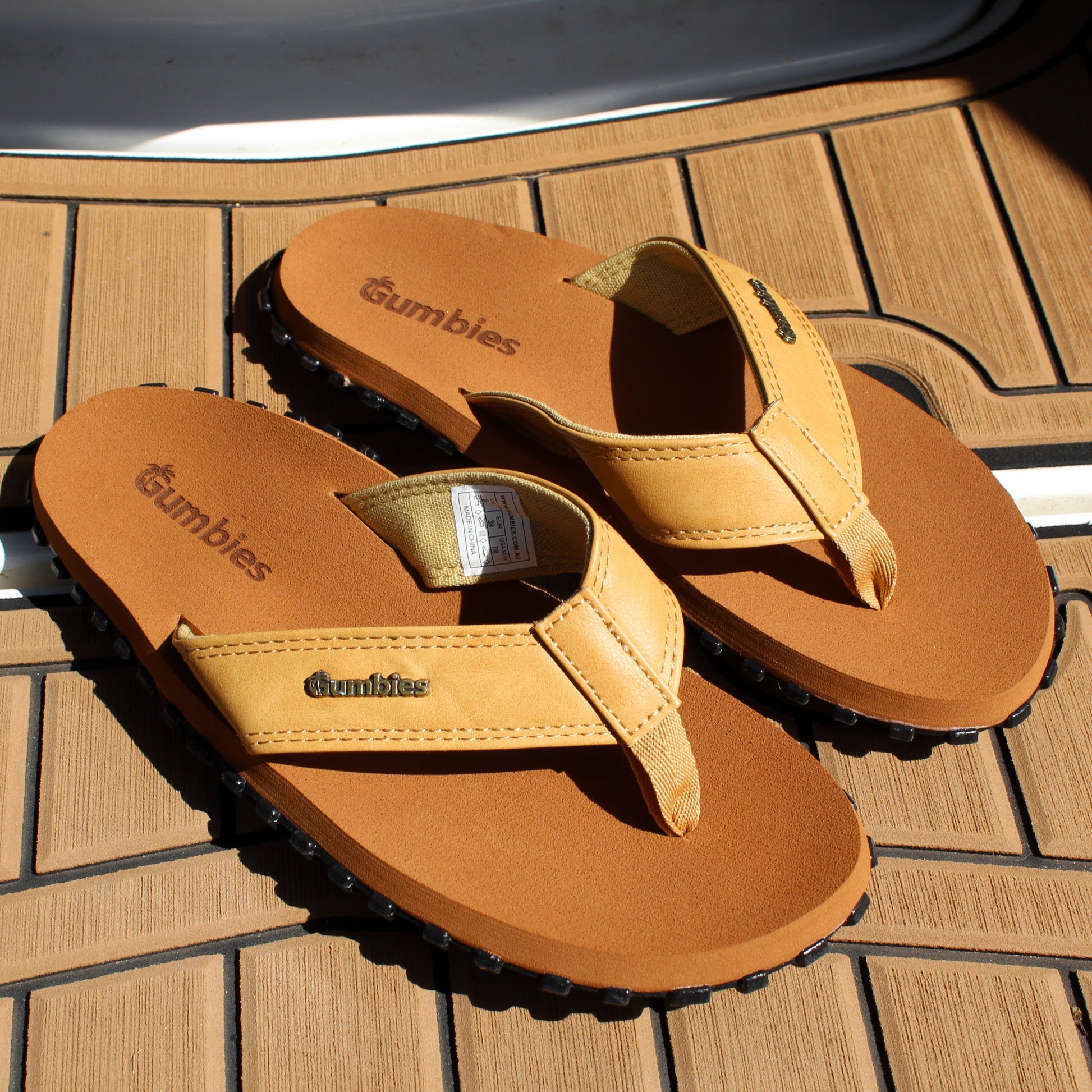 Vegovert Flip Flops Women's Tan