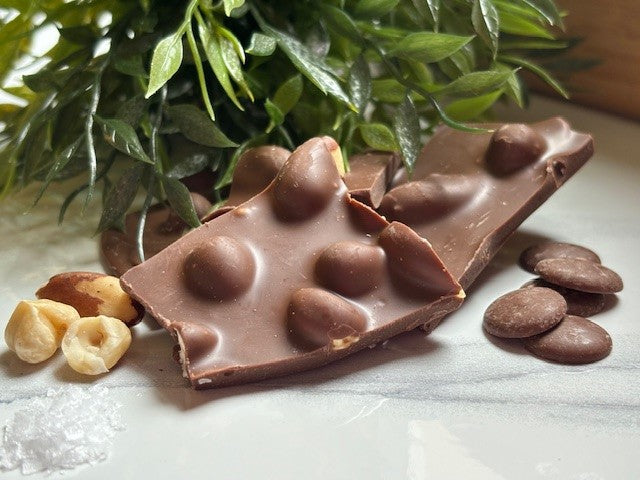 Handmade Milk Chocolate Very Nutty Shards