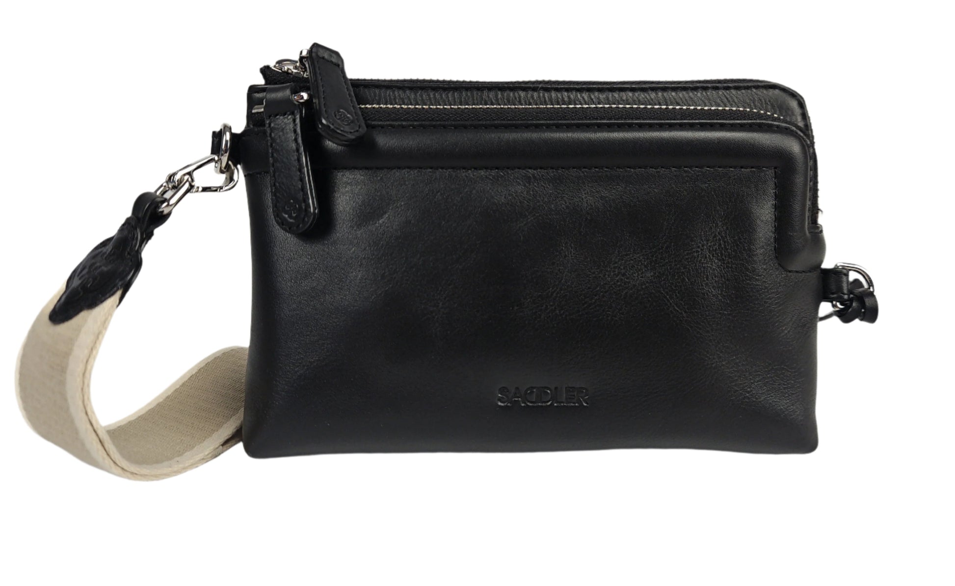 Heather Leather Clutch and Crossbody Bag, Handmade and Versatile