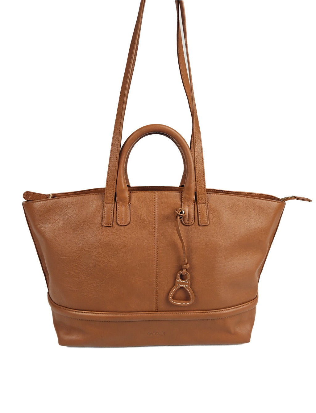 Victoria Oversize East West Tote Bag for Women - handmade by Saddler