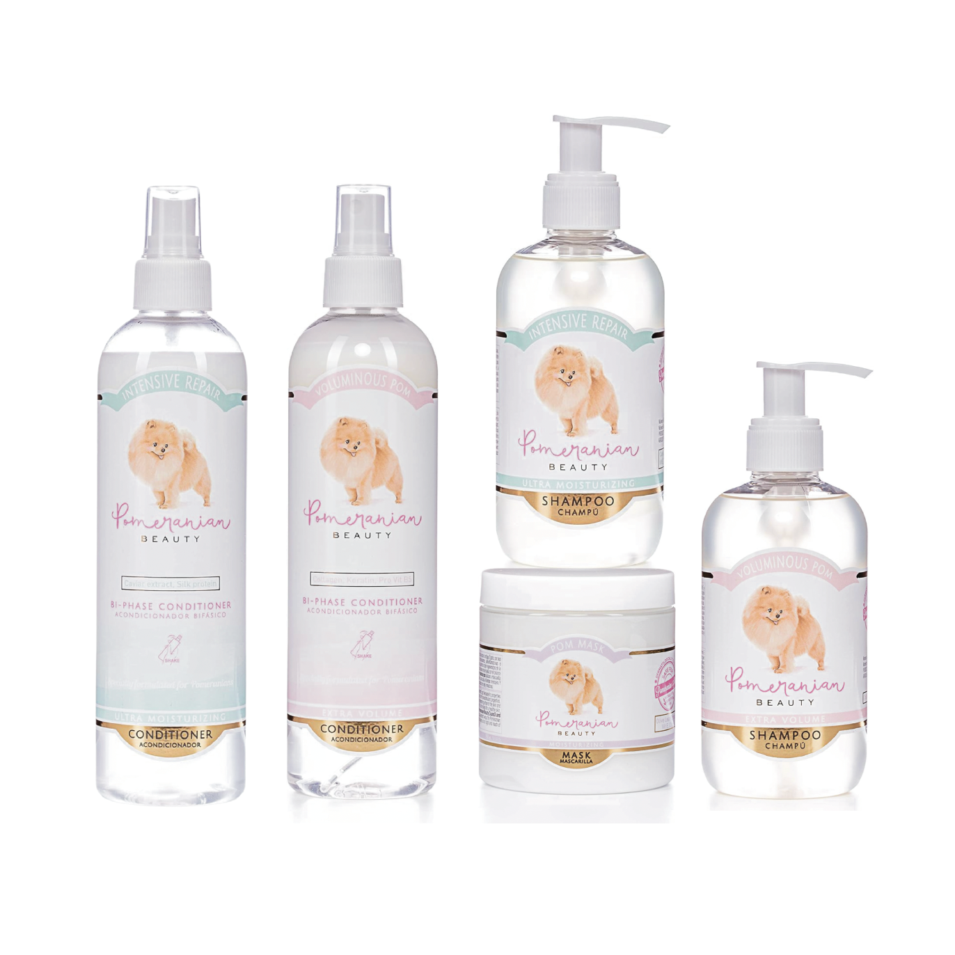 Pomeranian Beauty Addict Pack, Volume & Hydration, All in One Pack