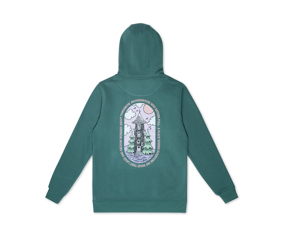 Unisex Moomin Sweatshirt – Nordicbuddies Green Cotton Blend by Moomin by NordicBuddies at www.brixbailey.com