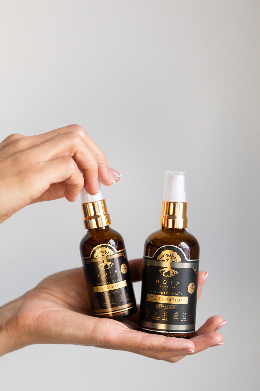 Bronzing Body Oil – Silky, Shimmering & SPF 20 Protection by HOIA at www.brixbailey.com