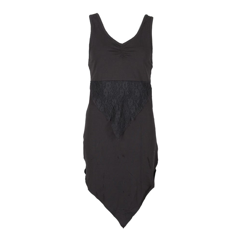 Halter Neck Dress with Lace Details