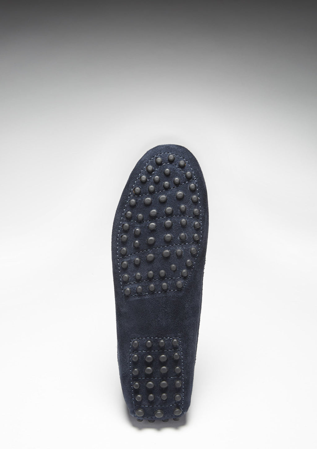 Women's Navy Blue Suede Penny Loafers