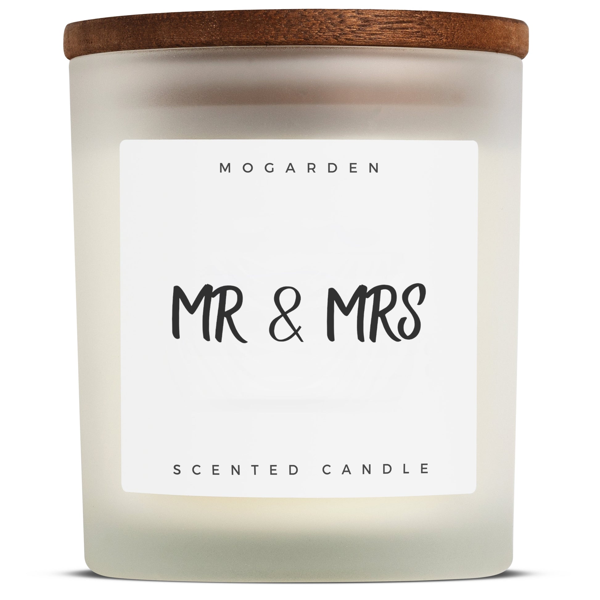 Wedding Candle Gift, Wedding Gifts for Bride and Groom, Mr and Mrs Gift, Luxury Scented Vanilla Candle Natural Soy 220g