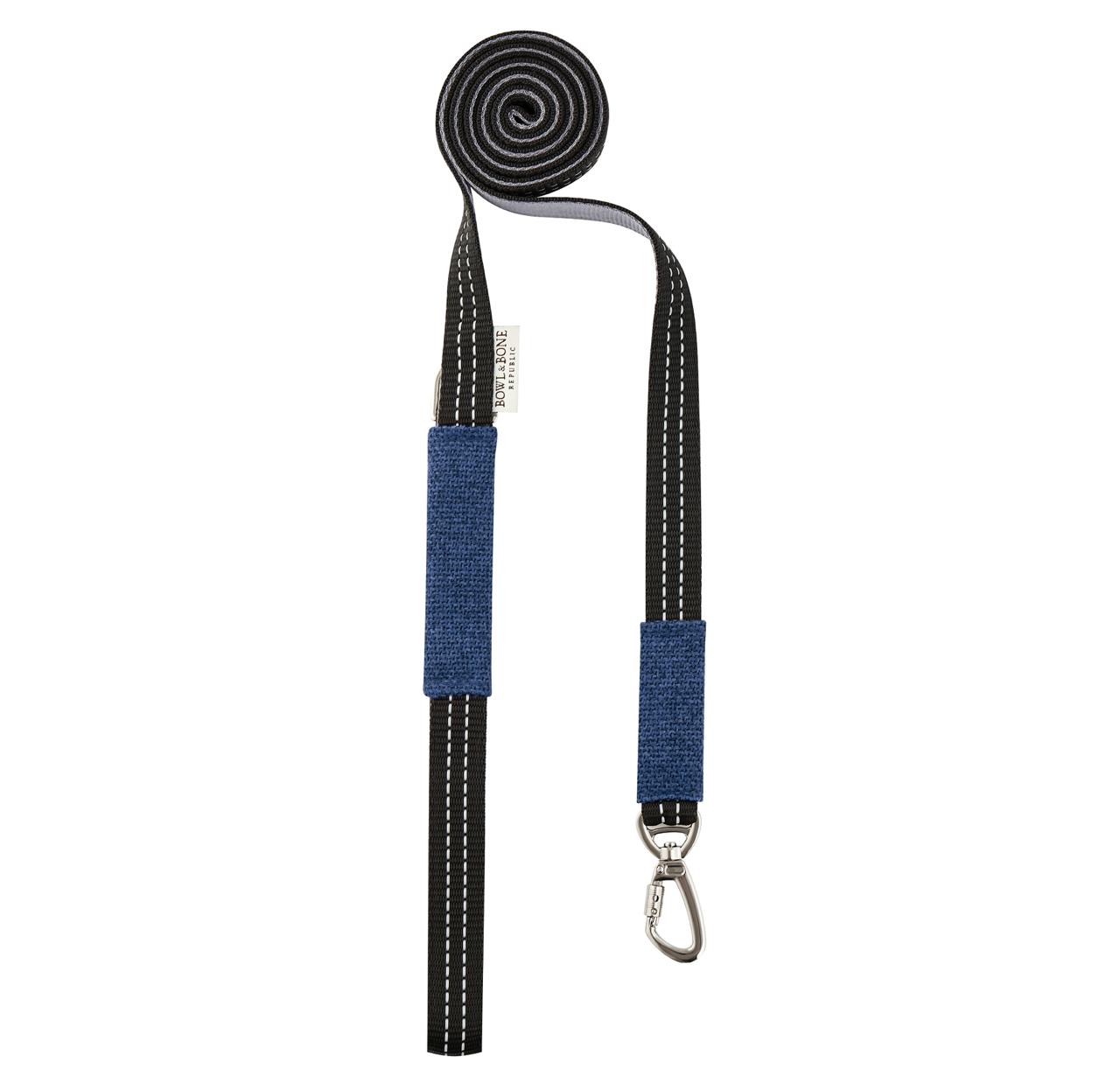 Soho Poms x Bowl & Bone Republic Dog Lead - Blue
