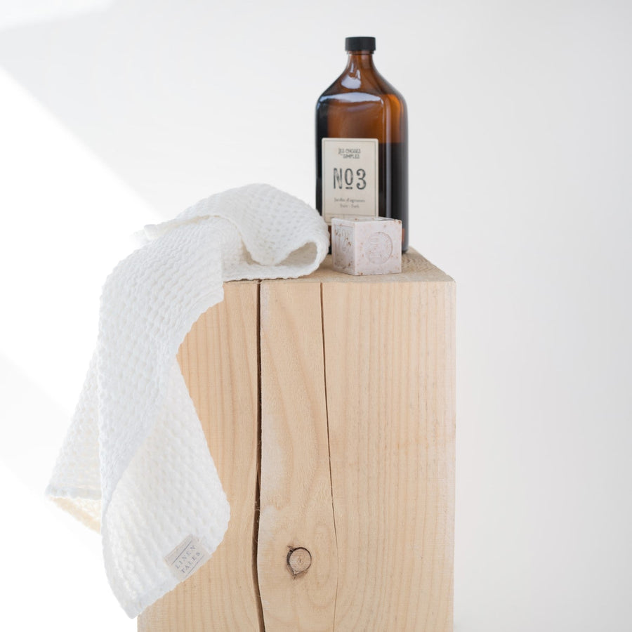 Luxurious Honeycomb Waffle Bath Towel – Spa-Like & Quick-Dry by Linen Tales at www.brixbailey.com