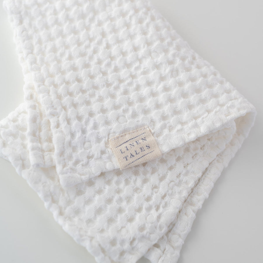 Luxurious Honeycomb Waffle Bath Towel – Spa-like & Quick Dry by Linen Tales at www.brixbailey.com