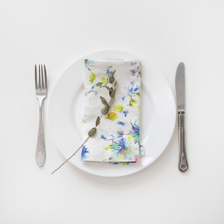 Elegant Linen Napkins Set – Handcrafted & Eco-Friendly by Linen Tales at www.brixbailey.com