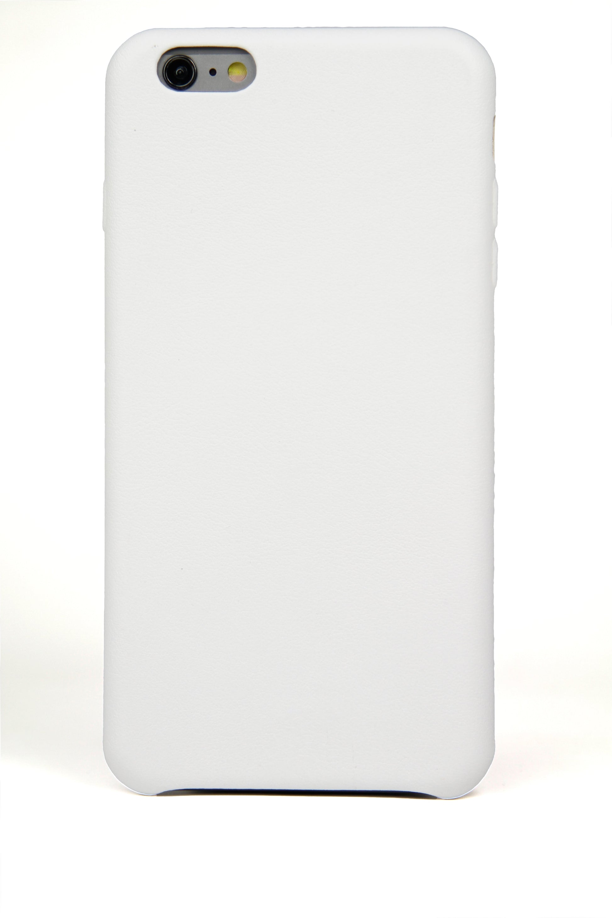 White Leather iPhone 6 Plus Case