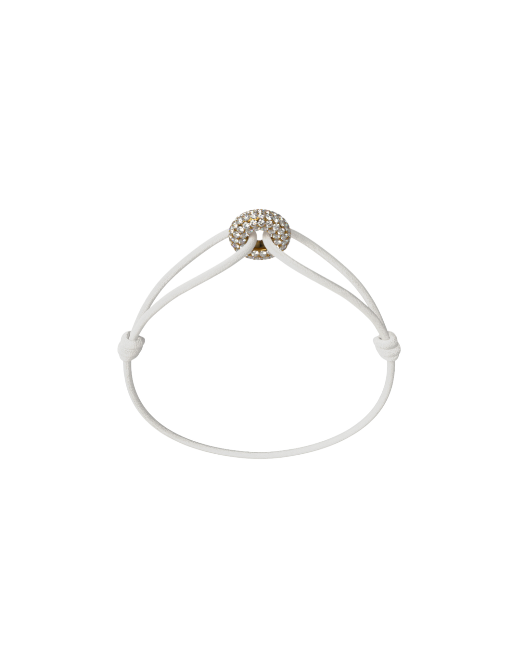 Mini Golden Soho Pavé Cord Bracelet