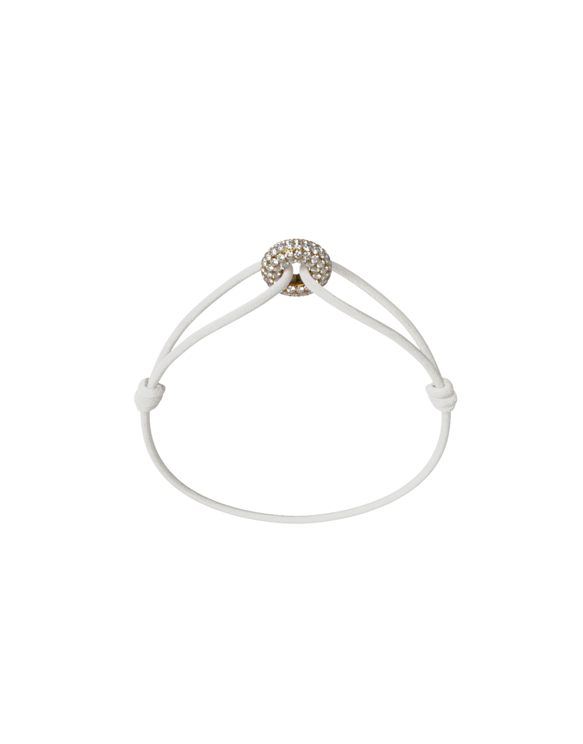 Mini Golden Soho Pavé Cord Bracelet