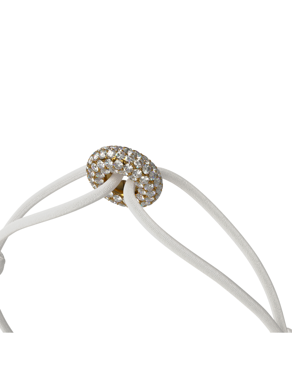 Mini Golden Soho Pavé Cord Bracelet