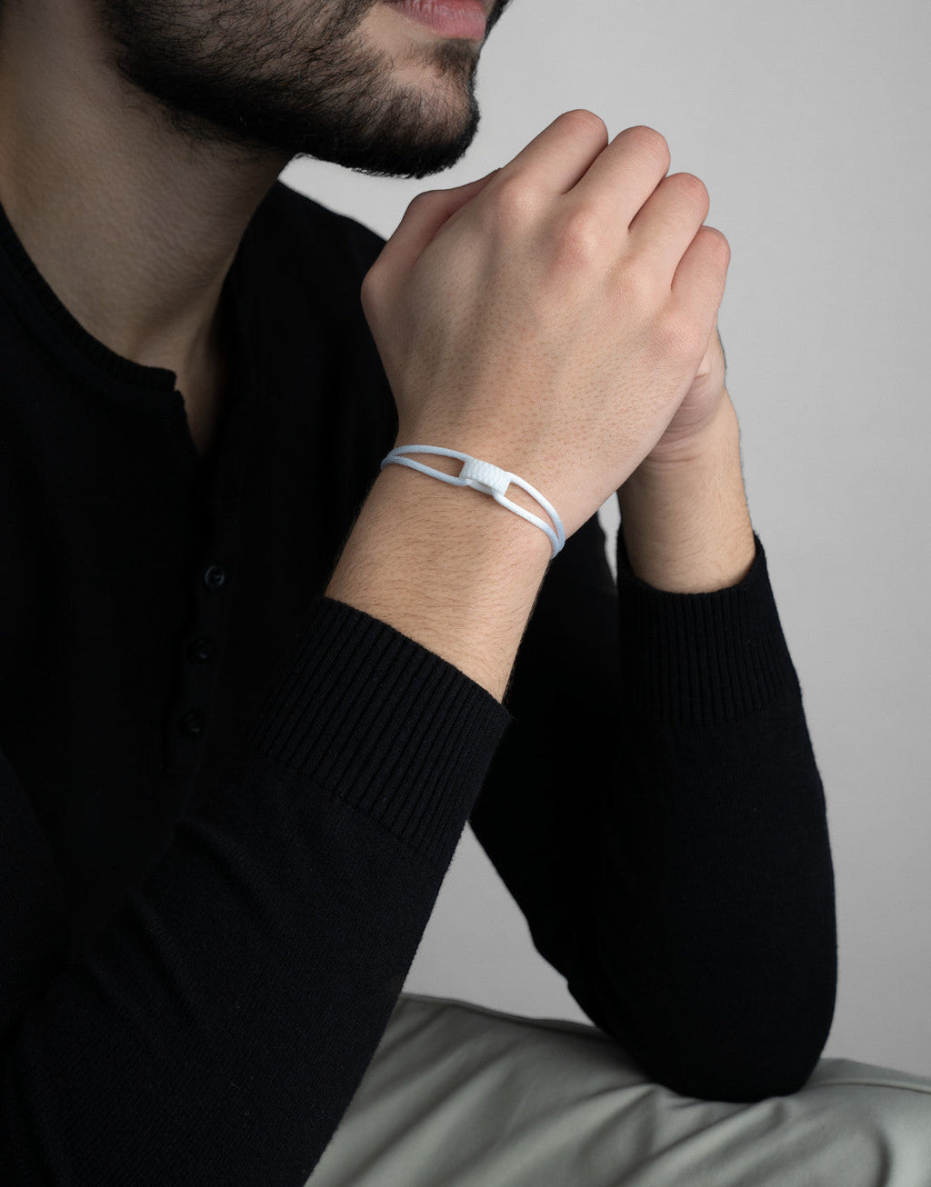 Snow Regent Cord Bracelet