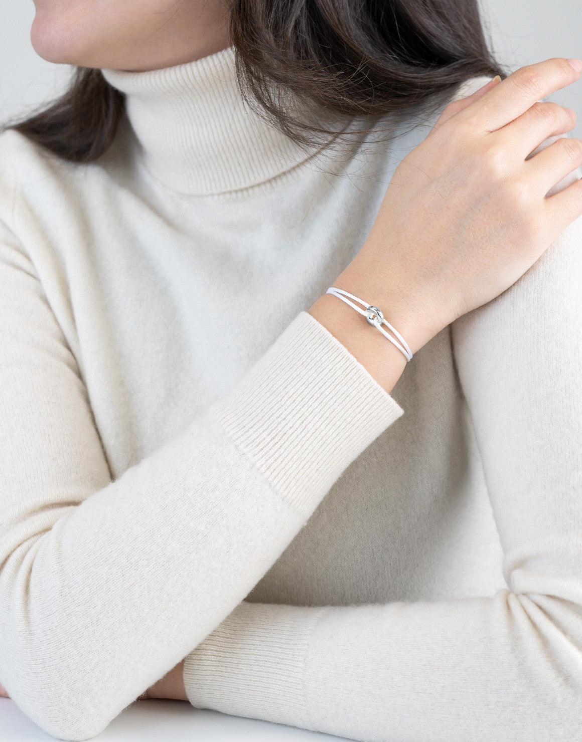 Mini Silver Soho Cord Bracelet