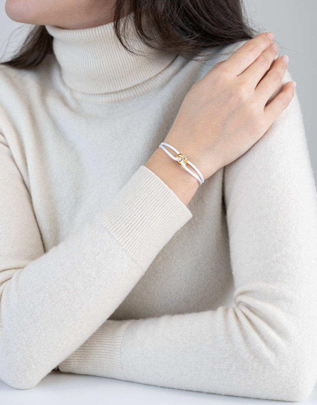 Golden Soho Diamond Cord Bracelet