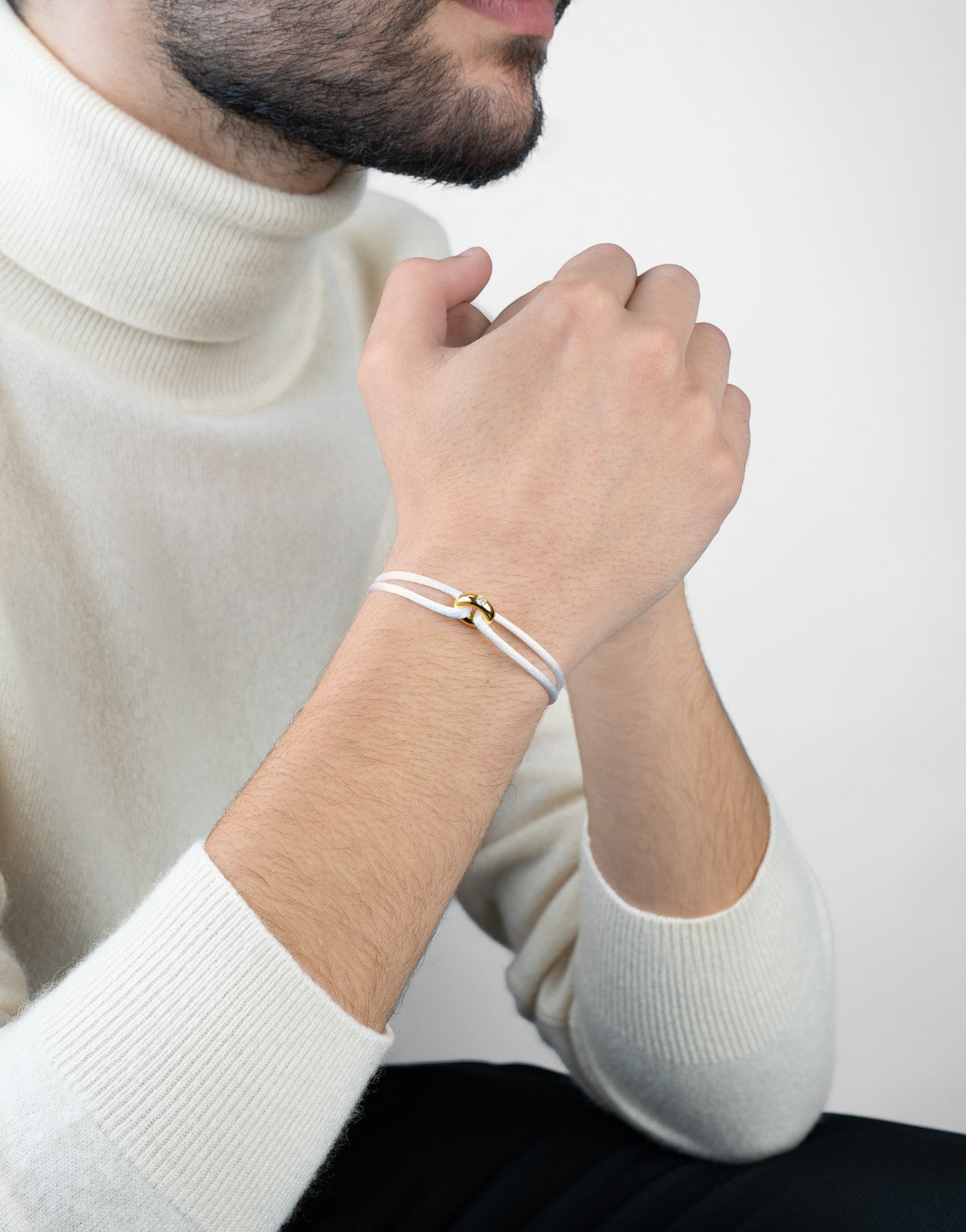 Golden Soho Diamond Cord Bracelet