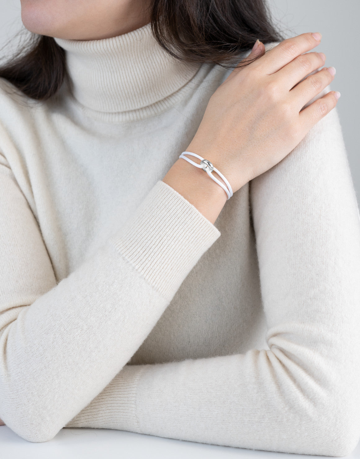 Silver Soho Cord Bracelet