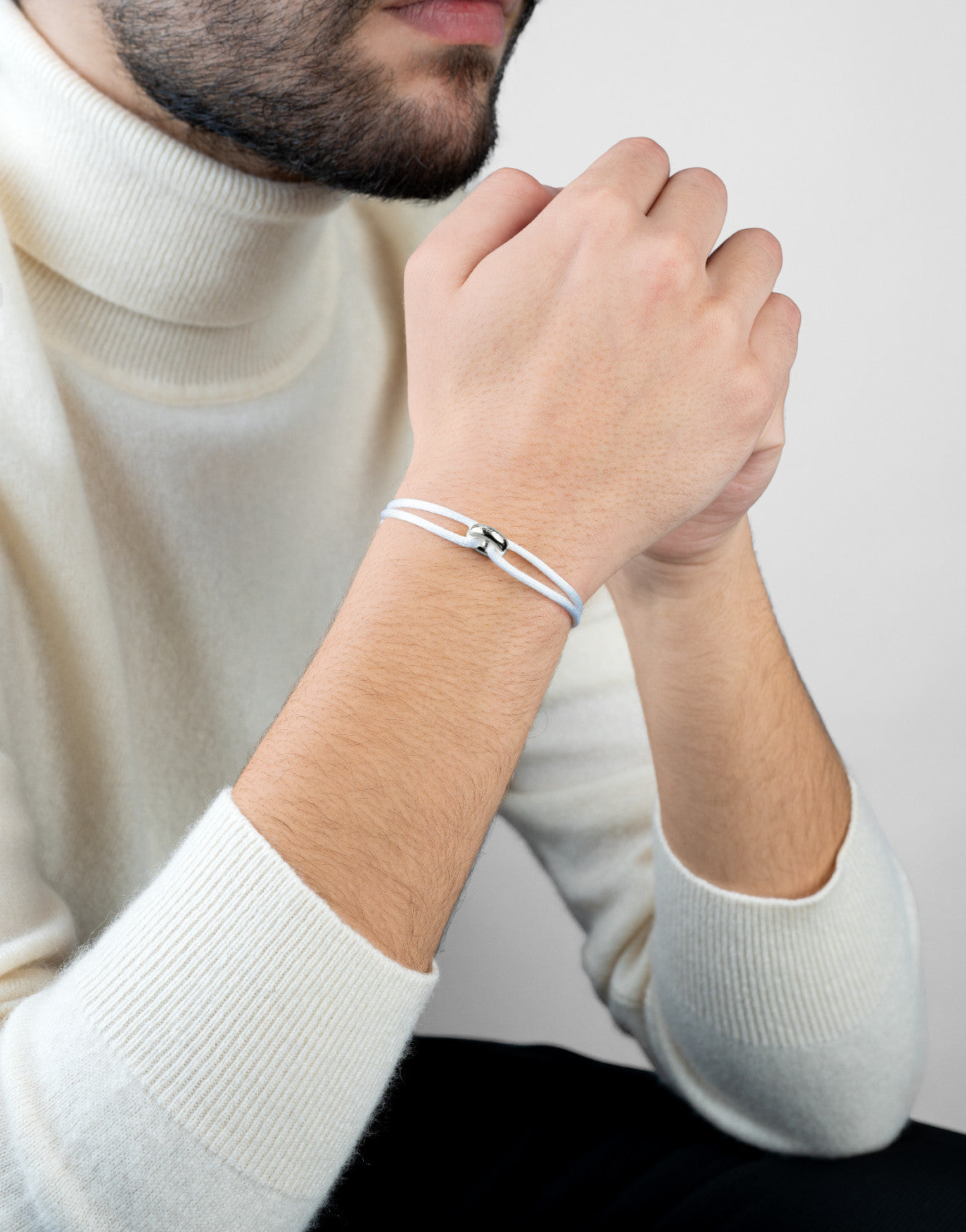 Silver Soho Cord Bracelet