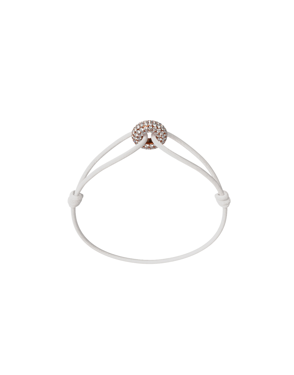 Mini Rose Soho Pavé Cord Bracelet