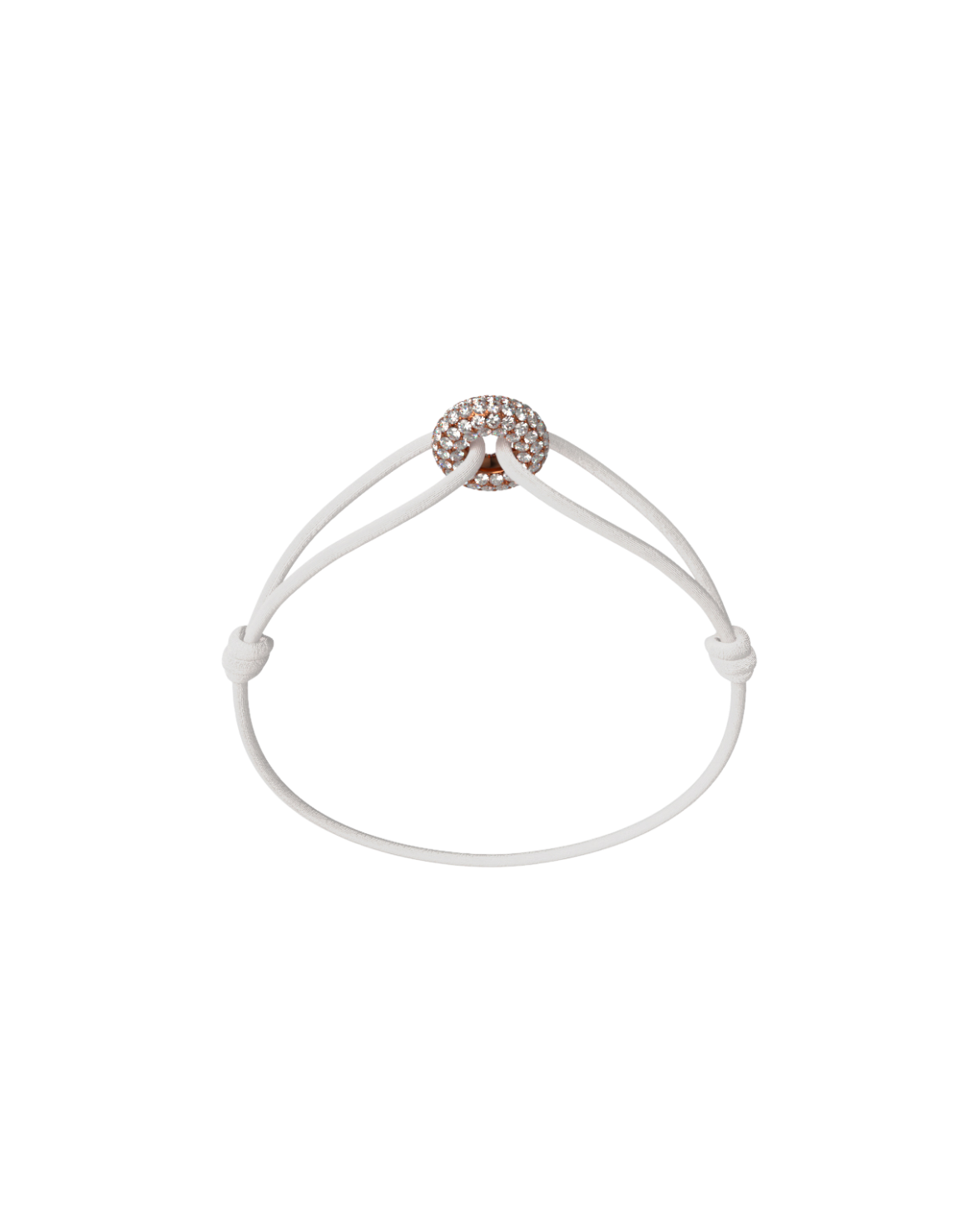 Mini Rose Soho Pavé Cord Bracelet