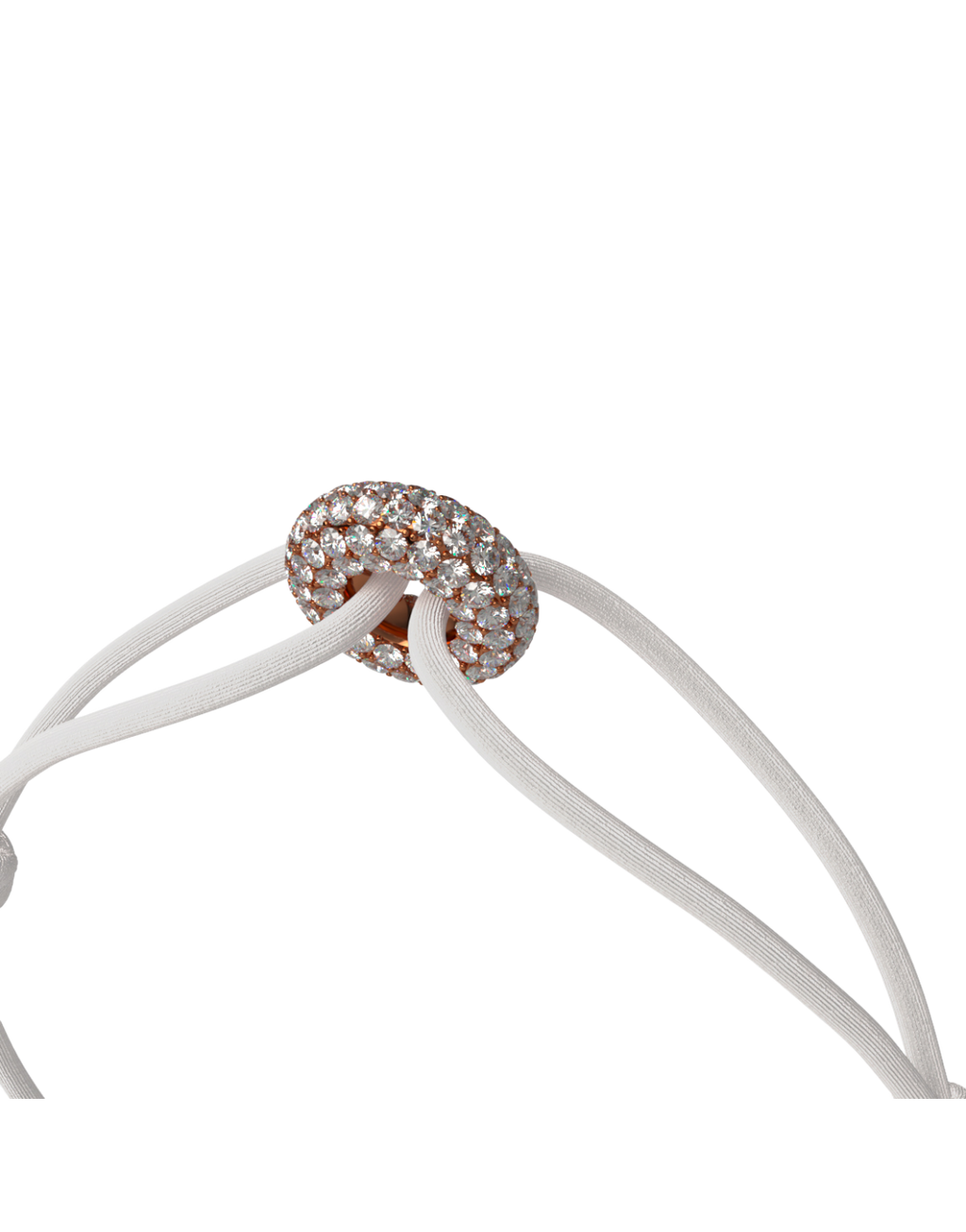Mini Rose Soho Pavé Cord Bracelet